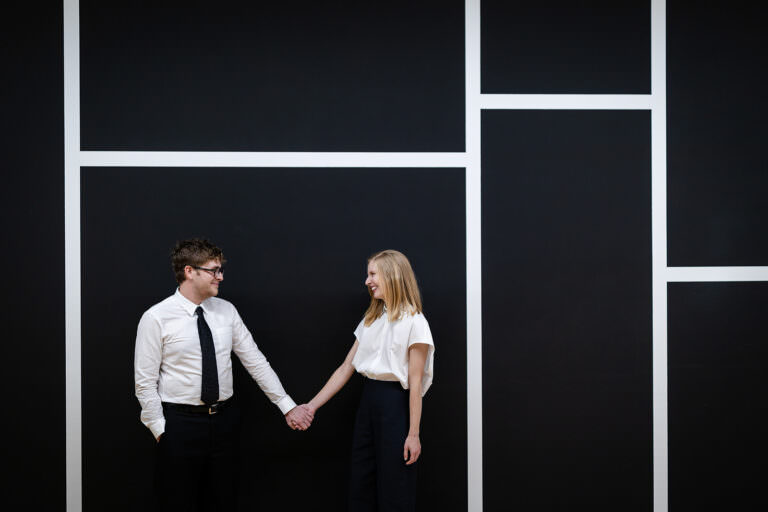 Funky unconventional wedding at MASS MoCA in North Adams MA