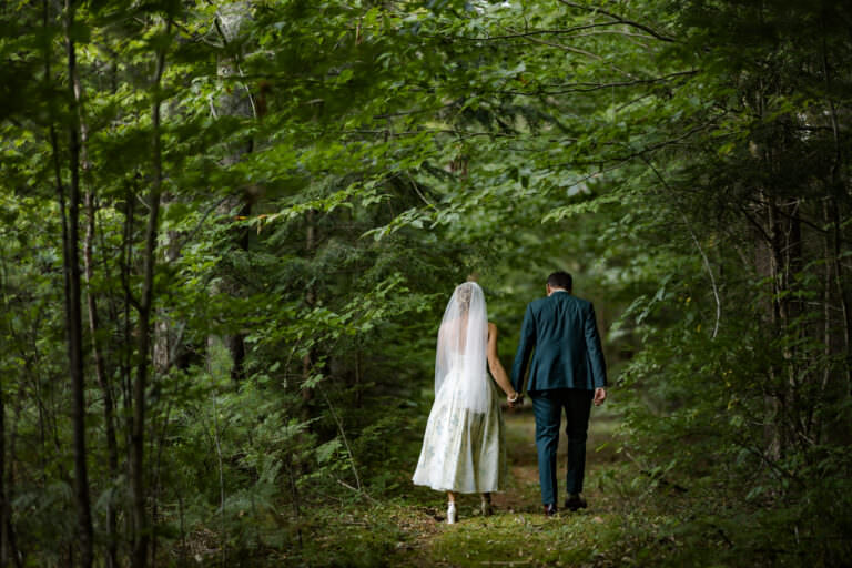 western MA backyard wedding